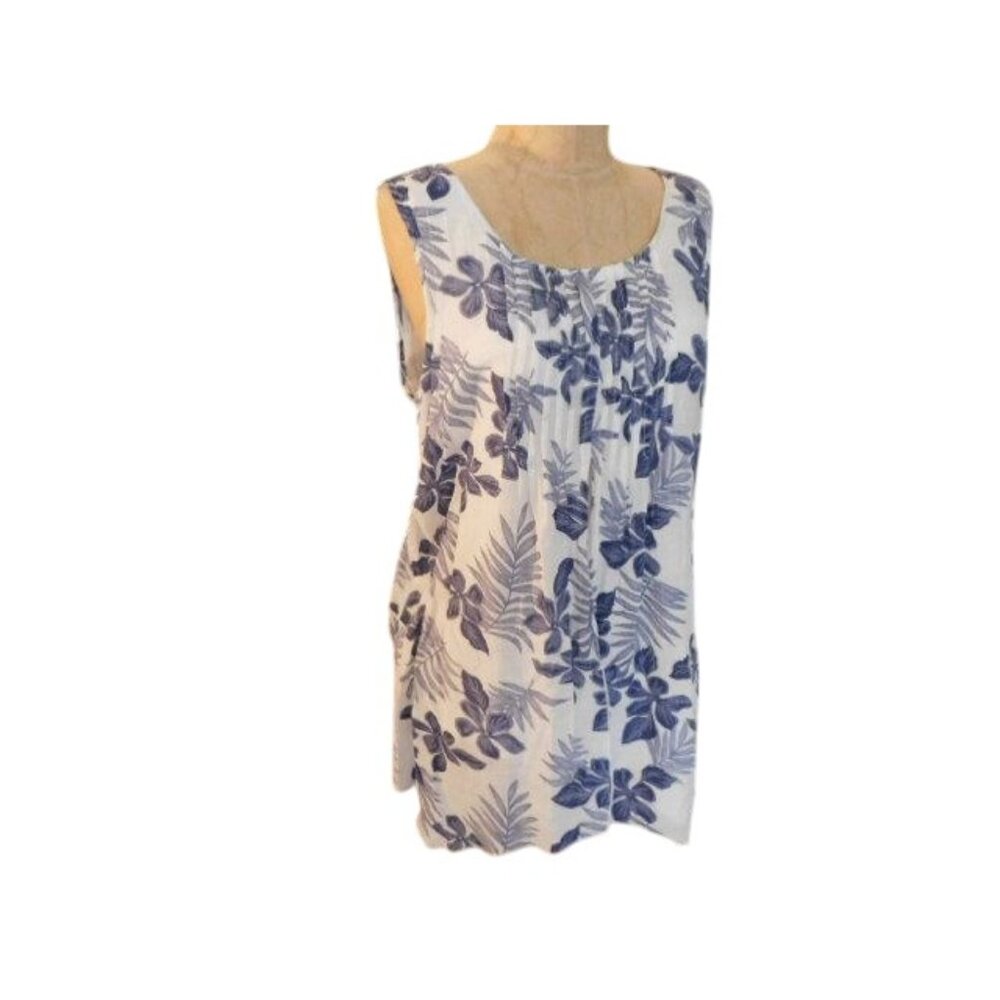 Papillon size M Medium Scoop neck Longer Tunic Flowy Blouse Top